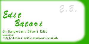 edit batori business card