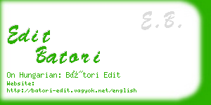 edit batori business card